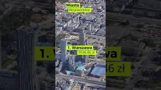 Które miasto jest najbogatsze w Polsce To nie Warszawa podróże travel inwestycje biznes [upl. by Zahc437]