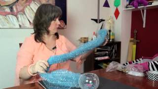 How to Decorate a Glass Candle Holder Centerpiece  Crafty Decorating Tips [upl. by Adorl]