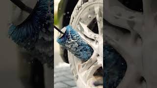 ASMR Dirty Wheel Cleaning  Satisfying [upl. by Aitnwahs]