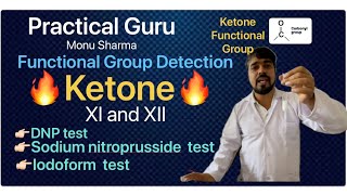 Ketone Functional Group Detection  DNP Test  Sodium nitroprusside Test  Idoform Test [upl. by Niamjneb]