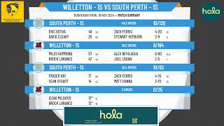 Willetton  1s v South Perth  1s [upl. by Marc18]