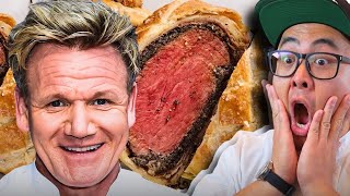 PERFECT BEEF WELLINGTON by Gordon Ramsay  Pro Chef Reacts [upl. by Adnat]