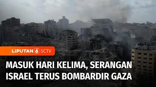 Serangan Israel terus Bombardir Gaza di Palestina Lebih dari 2100 Orang Jadi Korban  Liputan 6 [upl. by Ottie]