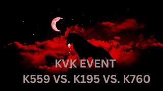 Guns of Glory GOG KVK EVENT K559K195K760 [upl. by Winifred]