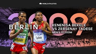 Kenenisa Bekele 🇪🇹 kicks to 10000m 🥇  World Athletics Championships Berlin 2009 [upl. by Newbold282]