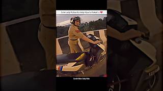 Biker helping Delhi Cute girl lady Police on scooty key Lost💔shorts bike rider help police key [upl. by Hunter]