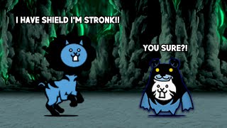 Battle Cats  Brainwashed Cow Awakens VS WICKED LION [upl. by Isawk]