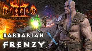 Diablo II Resurrected  Frenzy Barbarian Cách Build [upl. by Misha531]