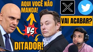 ENTENDA A TRETA ELON MUSK X ALEXANDRE DE MORAES TWITTER PODE ACABAR [upl. by Sorel]