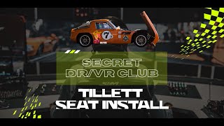 Tillett Race Seat Install in my TVR Vixen Race Car [upl. by Anidam]