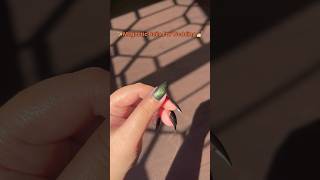 Magnetic🧲 Cat Eye Nail Art For Wedding💅✨shorts nails nailart naildesign cateye youtubeshorts [upl. by Ruben]