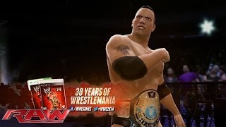 The Rocks greatest WrestleMania Rival  quotWWE 2K14quot simulation Raw Nov 25 2013 [upl. by Nelson]