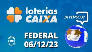 Loterias CAIXA  Loteria Federal  06122023 [upl. by Anasxor13]