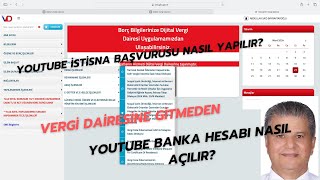 YouTube İstisna Başvurusunu Vergi Dairesine Gitmeden Nasıl Alınır 2403 2024 [upl. by Petey]