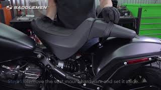 Installation Overview  2 Up Seat Install  Saddlemen [upl. by Genisia776]