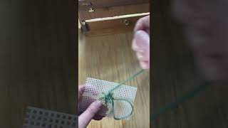 Plastic Canvas Basics Woven Wheel Stitch Video By CottageCreatrix [upl. by Yerxa77]