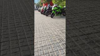 Trending Superbikes of India zx10r zx6r ninja1000sx bmws1000rr apriliars457 ninja300 ytshorts [upl. by Kcirddot]