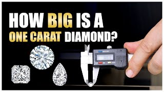 How Big is a One Carat Diamond  Live Demonstration [upl. by Jahncke]