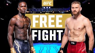 ISREAL ADESANYA vs JAN BLACHOWICZ  FULL FIGHT  FREE FIGHT  mma ufc [upl. by Nolat]