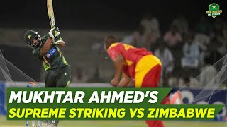 Mukhtar Ahmeds Superb 83 vs Zimbabwe 💫– 1st T20I Lahore 2015  PCB [upl. by Gwenora]