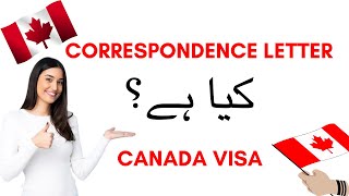 What is correspondence letter in Canada visitor visa [upl. by Higgins]