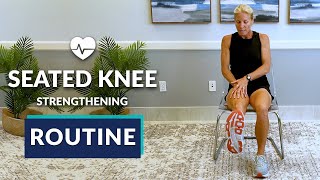 End Your Knee Pain with Seated Knee Strengthening Exercises [upl. by Affer]