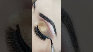 BeautfullGolden eyes  easy eye makeup  pahla tare nain ma daky tanu [upl. by Arimaj]