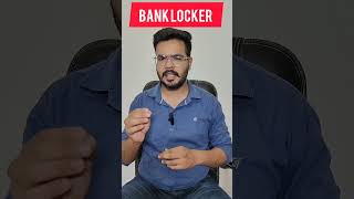 BANK LOCKER FACILITY bank insurance shortvideo youtubeshorts finance bankloanrecovery [upl. by Nannaihr]