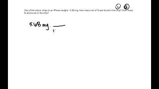 Mole Calculation Example [upl. by Sheena]