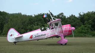 Danielle Wingwalker  46 Aviation  Le Temps des Hélices 2022  La Ferté Alais [upl. by Lydie862]