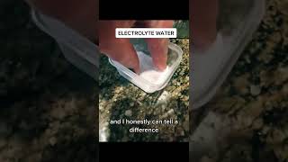 ELECTROLYTE WATER Wellness tip of the day Make your own electrolyte water at home No dyes or chem [upl. by Michaeu824]