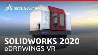 Whats New in SOLIDWORKS 2020  eDrawings VR [upl. by Bambie]