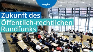 Debatte um den öffentlichrechtlichen Rundfunk im Landtag SachsenAnhalt  MDR [upl. by Selmore]