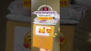 Meesho Bridal Emergency Kit  wedding essentials  Rs57😍meeshofinds unboxing shorts [upl. by Inah555]