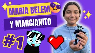 MARIA BELEM CONOCE A MARCIANITO 😱  MarcianitoyYoshi GabyyGildaDulcyFiesta [upl. by Nnuahs]