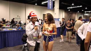 Wonder Woman at WonderCon 2013 Its a wonderful day [upl. by Okimik]