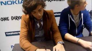 Meeting One Direction  Carphone Warehouse phone Launch  12th October 2011 [upl. by Madelene381]