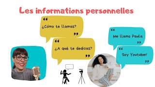 Demander et donner des informations personnelles en espagnol [upl. by Enixam241]