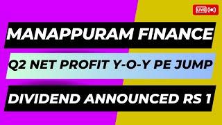 MANAPPURAM FINANCE Q2 RESULTS 2025  MANAPPURAM FINANCE RESULT TODAY  MANAPPURAM FINANCE SHARE [upl. by Senga]