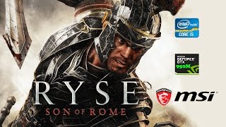 Ryse Son of Rome MSI GL62 6QD 079XTR i5 6300HQ GTX950M 1080p Normal Settings [upl. by Latton977]