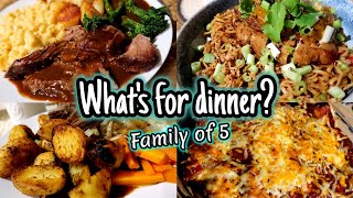 FAMILY DINNER IDEAS  EASY amp AFFORDABLE RECIPES [upl. by Eceinej775]