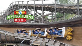 Flying Turns 4K POV  Knoebels Amusement Resort [upl. by Bathilda]