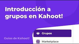 Introducción a grupos en Kahoot [upl. by Aynnat971]