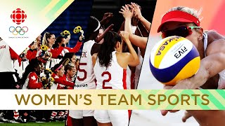 Womens team sports going for gold in Paris 2024  CBC Sports [upl. by Leveridge]