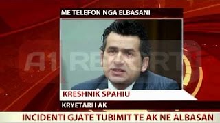 Sulmohet kreu i AKse Kreshnik Spahiu [upl. by Moira]