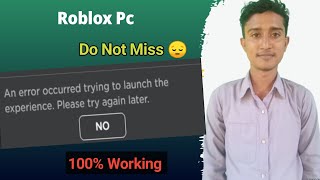 Fix Roblox Error starting experience  Roblox An error occurred trying to launch the experience [upl. by Wolliw]