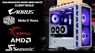 Client Build Jesmel Las Pinas  DUMAGUETE CITY  Cooler Master H500P Mesh White [upl. by Sheeb931]