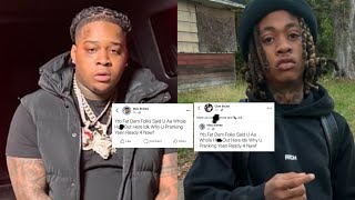 YTB Fatt Disses North Memphis Moo Slime Responds Calls Him A He YTB Fatt Brother Responds [upl. by Miksen]