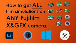 How to get all film simulations on any Fuji X and GFX camera [upl. by Bertine]