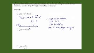 53 Monotonic Functions [upl. by Winna]